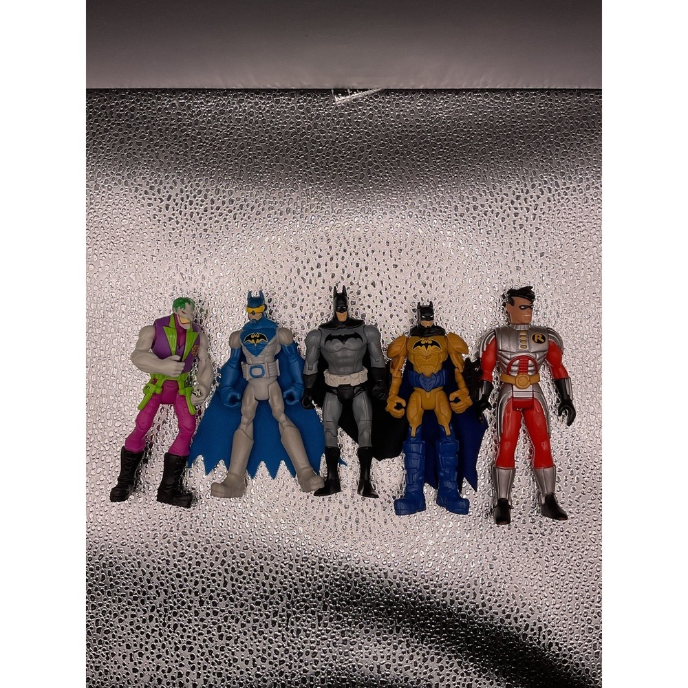 DC Batman Action Figures - Set of 5 with Joker and Robin